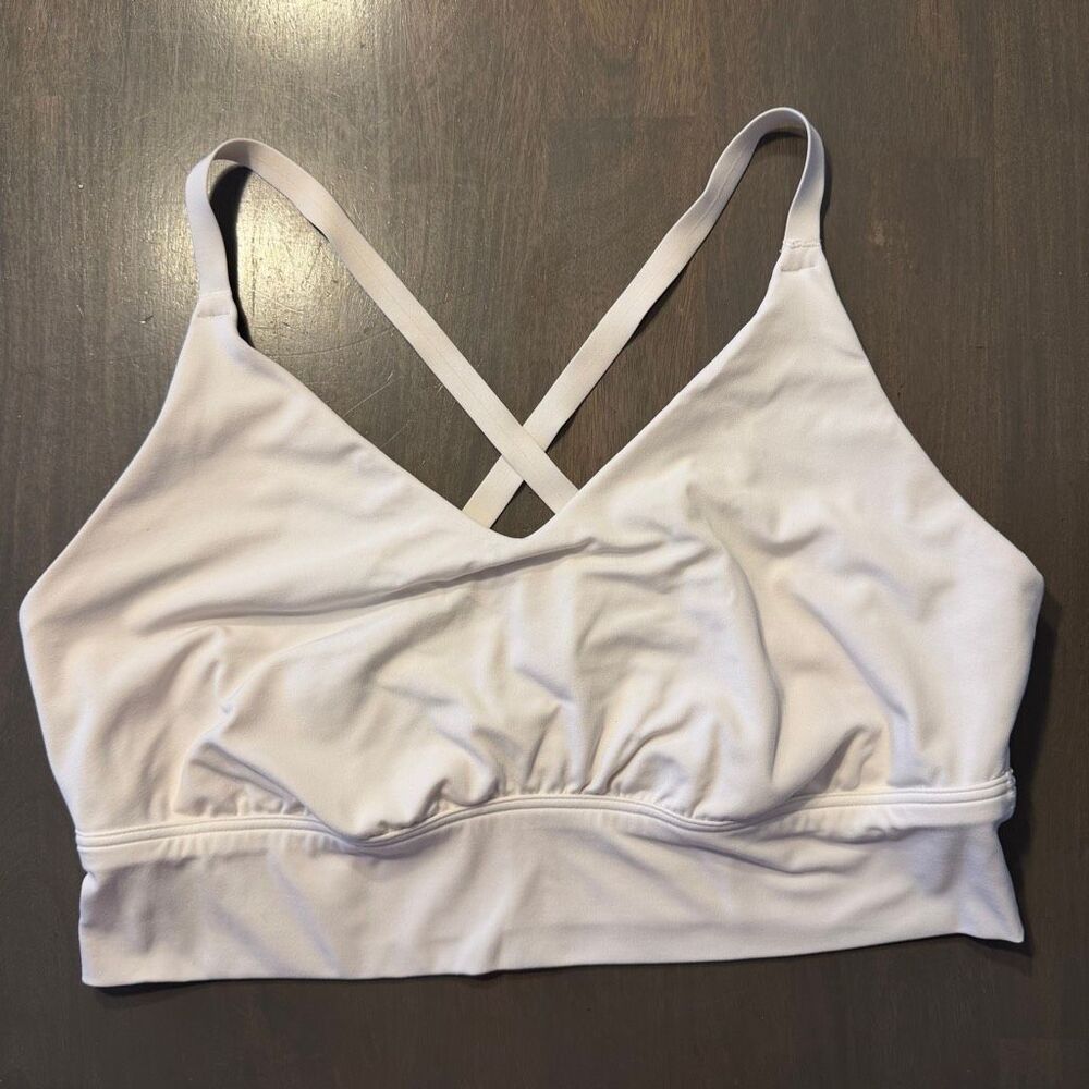 Offline by Aerie White Sports Bra XL
